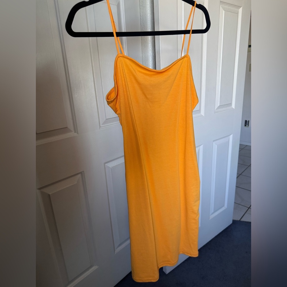 Rue21 Strapless Yellow Dress
